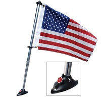 Flag Pole 24" and 12" x 18" Flag Package
