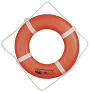USCG Approved 24" Orange Life Ring
