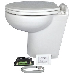 Raritan Marine Elegance Toilet - Tall - Angled Back - Raw Water - Smart Flush