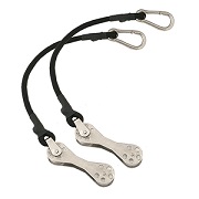 Shockcord w/Stainless Steel Double Roller(Pair)