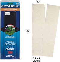 Gatorskins Step Pad-2 Pack-White