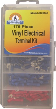 Electrical Terminal Kit 175pc w/Storage Box