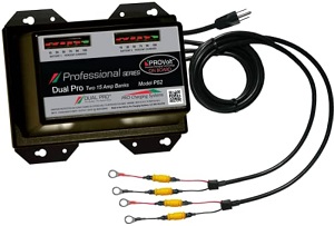 NEW! Dual Pro 30 AMP, 2 Bank Bsttery Charger