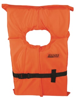 Foam Type II Life Vest Adult ( 90 Lbs. and Up )