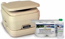 Sealand Sani-Pottie 2.5 gallons-Parchment color