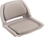 Molded Plastic Fold-Down Seat w/Cushions