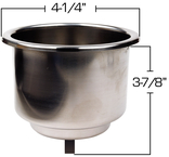 SEACHOICE Stainless Steel Drink Holder with Drain
