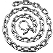 Stainless Steel Anchor Chain 3/16" x 4'