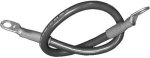 Battery Cable Assembly 4 AWG - Black-48" - 3/8" Stud Size