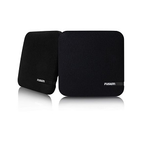 FUSION Waterproof Shallow Mount Speakers-Black-pair