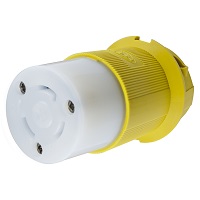 HUBBELL 30A 125V Locking Connector
