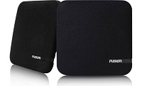 FUSION Waterproof Shallow Mount Speakers-Black-pair