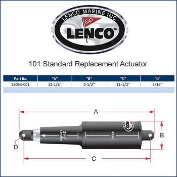 Lenco #101 Standard Actuator