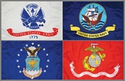 100% Printed Nylon Military Flags