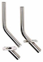 Seachoice Polished  Stainless Steel Gunnel Mount  Outrigger Brackets                            St